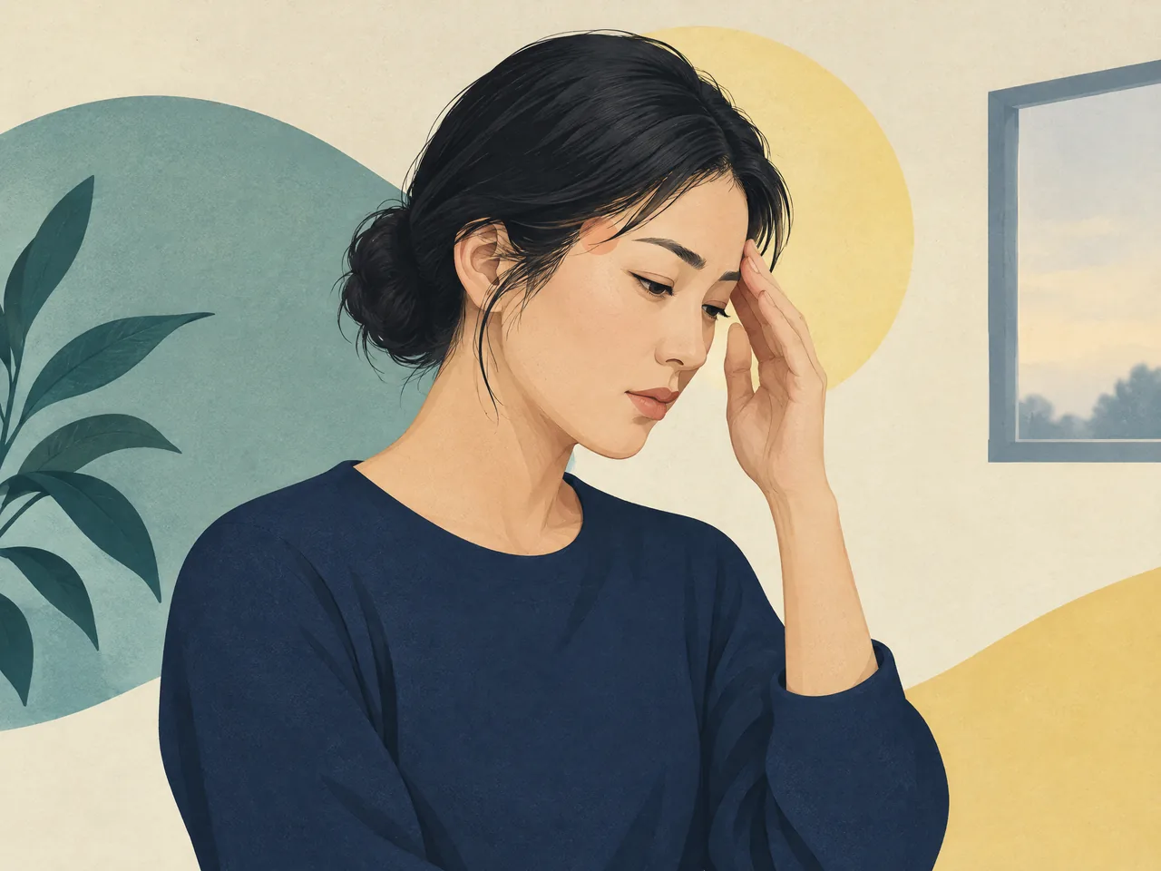 頭痛及偏頭痛情境示意