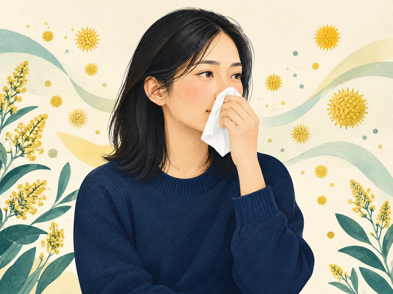 鼻部不適情境示意